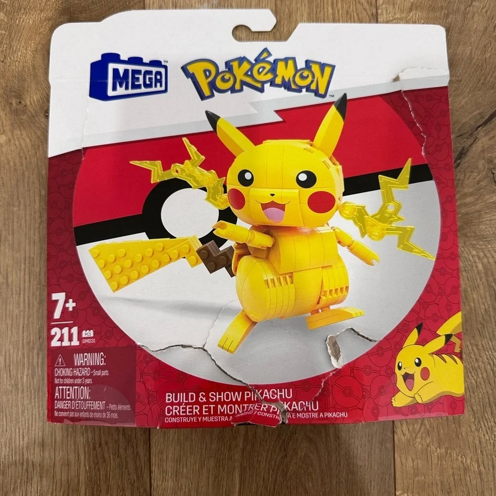 MEGA Pokemon Build & Show Pikachu Building Set - 211 pcs